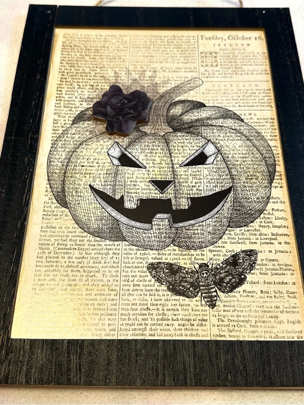 5/$$15💥 2pcs Halloween Wall Decor plywood Bundle Lot Seasonal Vintage Look
